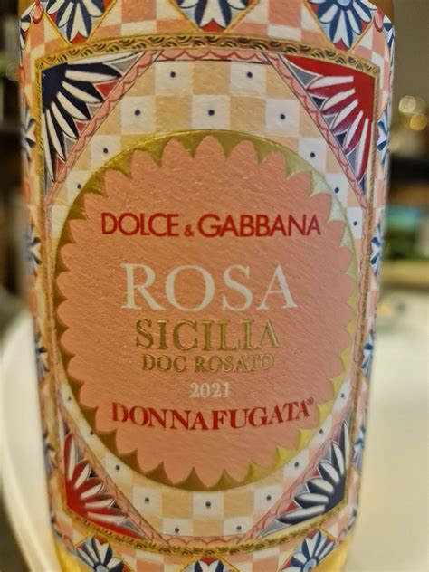 Rosa Dolce&Gabbana e Donnafugata 2021 